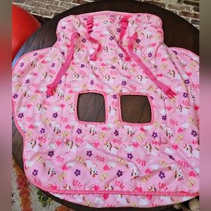 Baby shopping cart seat insert